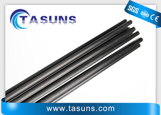 carbono Ros de 350-450mm Pultruded, estoque do círculo da fibra do carbono T300 de 6mm